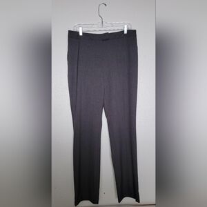 NWT Jones New York Gray Sydney Classic Rise Straight Leg Suit Work Wear Pants